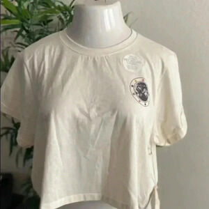 🆕Moonshine Graphic Crop-top Ivory XL🆕